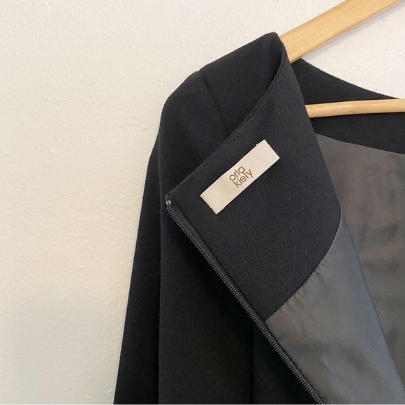 Orla Kiely Black Long Sleeve Wool Dress Size 6 EUC - Picture 6 of 13